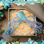 FairySandy Metal Octopus Door Topper Decor Ocean Door Frame, Ocean Blue - Image 6