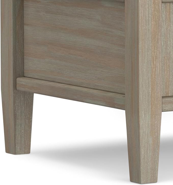 SIMPLIHOME Warm Shaker Solid Wood Transitional-Style 36-inch Wide Coffee Table - Image 9
