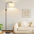 Nintiue Upgraded Modern Arc Dimmable Tall Standing Floor Lamp by Nintiue