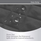 Easy-Going Reversible Couch Cover, 2 Cushion Sofa, Darkgray/Beige | Oversized - Image 5