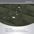 Easy-Going Reversible Couch Cover, 3 Cushion Sofa, Army Green/Beige | Machine - Image 4