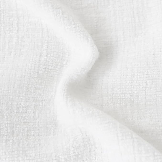 CaliTime Decorative Couch Throw Pillow Covers 20 X 12 Inches True White | Pack - Image 2