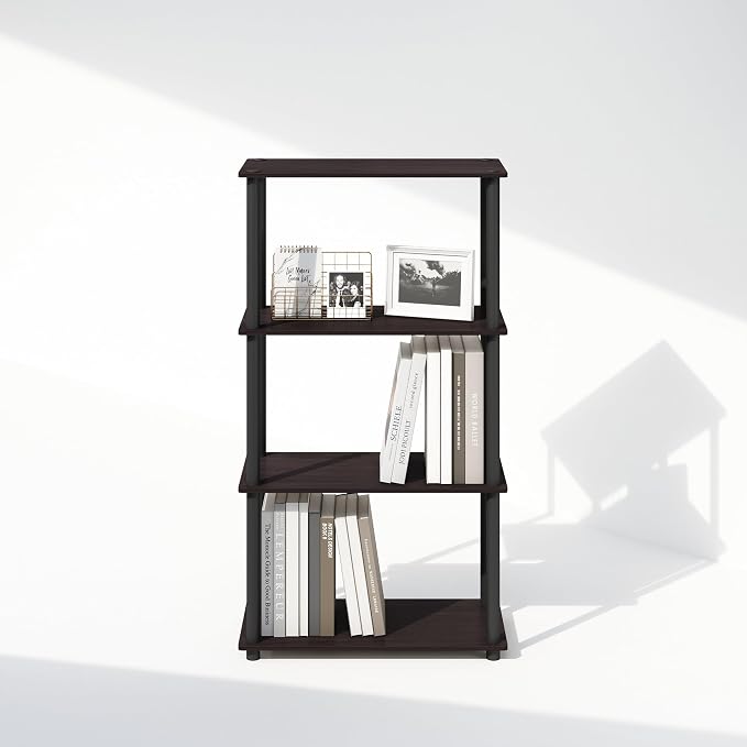 Furinno Turn-N-Tube Book Shelf, 4-Tier Bookshelf, Bookcase - Image 8