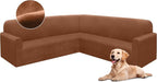 HDCAXKJ Corner Sectional Couch Covers Velvet Stretch L Shape Sofa Cover Soft by HDCAXKJ