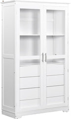 VilroCaz 75'' Tall Kitchen Pantry, Wood Freestanding Kitchen Storage Cabinet - Image 6