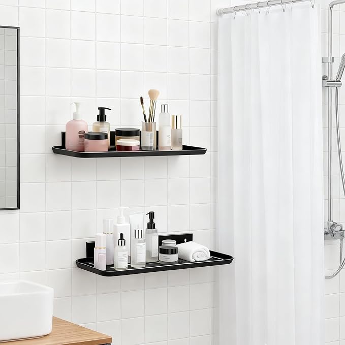 Floating Shelves for Wall, Wall Mounted Floating Shelves, Bathroom Shelf - Image 2