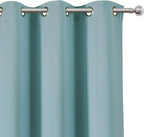 Stone Blue Thermal Blackout Curtains/42 x 95 Inch/Set of 2 Panels Room - Image 6