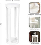 Kate and Laurel Dahl Modern Wooden Round Drink Table, Transitional Circle - Image 3
