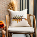 RABUSOFA Fall Pillow Covers 16x16 Inch Watercolor Bird Autumn Decorations - Image 6