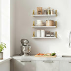 Fixwal Floating Shelves for Wall, Wood Wall Mounted Shelves for Bedroom - Image 7