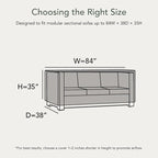 Covermates Ultima Outdoor Modular Sectional Sofa Cover – Heavy-Duty Patio - Image 2