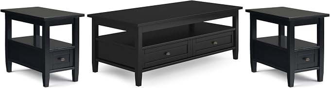 SIMPLIHOME Warm Shaker Solid Wood Transitional-Style 48-inch Wide Coffee Table by SimpliHome