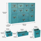 12 Drawers Apothecary Cabinet - Image 3
