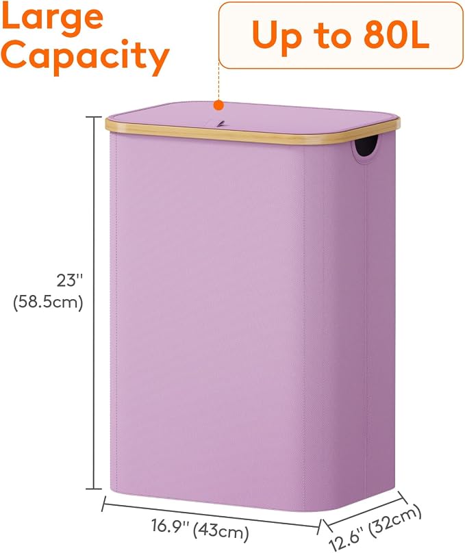 Lifewit 80L Laundry Basket - Image 4