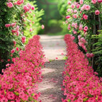 ATTGREAT Artificial Flowers for Outdoors UV Resistant, 12 Bundles(Rose Red) - Image 6