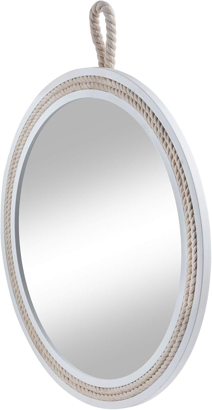 Small Decorative Mirror 11.4'' Round Hanging Mirror - Image 8
