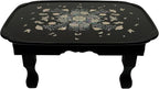 February Mountain Mother of Pearl Folding Table Handmade Bedroom Table - Image 3