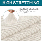 Turquoize Stretch Sofa Slipcover 2 Pieces Sofa Cover Couch Cover - Image 4
