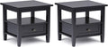SIMPLIHOME Warm Shaker Solid Wood 20 inch Wide Transitional-Style End Tables in by SimpliHome