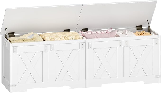 Hzuaneri 59" Storage Chest, Large Storage Trunk by Hzuaneri