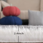 ORINOVA White and Gray Furry Carpet - Image 2