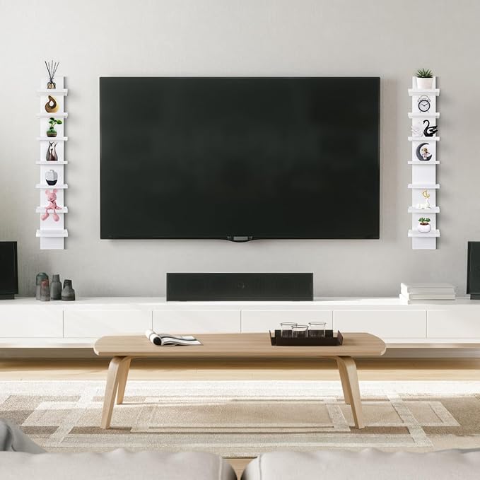 Homaterial Small 7 Tier Vertical Wall Shelf - Image 6