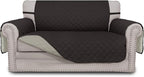 Easy-Going Reversible Couch Cover, 2 Cushion Sofa, Chocolate/Beige | Loveseat by Easy-Going