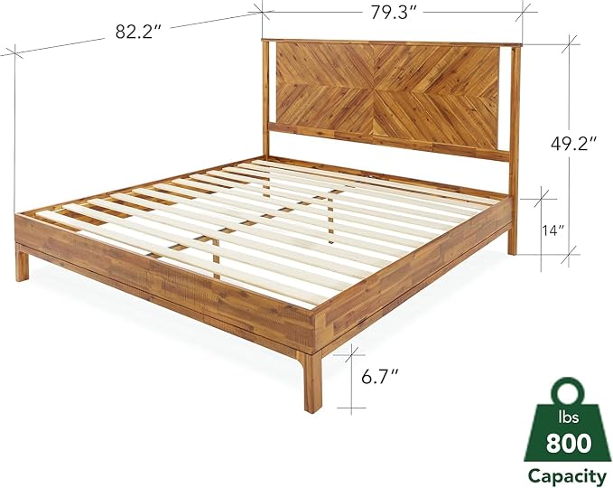 Bme Vivian 14 Inch Deluxe Bed Frame - Image 2
