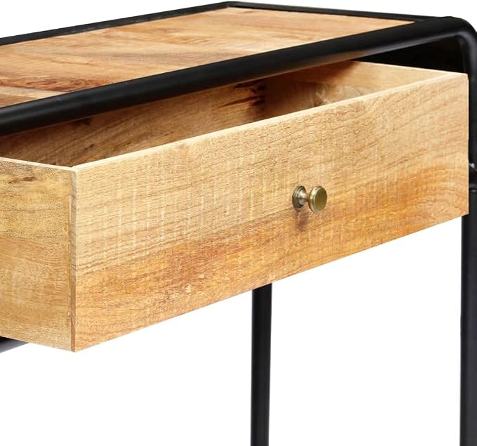 Console Table 46.5"x11.8"x29.5" Solid Mango Wood, End Tables, Accent Tables - Image 8