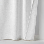 MIULEE Bleached Linen Kitchen Curtain 36 Inch Length 2 Panels Farmhouse | - Image 7