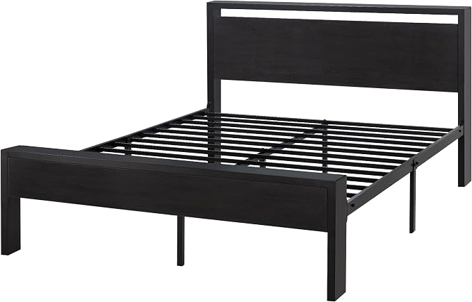 SHA CERLIN 14 Inch Queen Size Metal Platform Bed Frame - Image 8