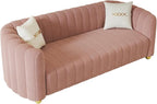 KEAI 83.46" Velvet Couch for Living Room Large Modern Sofa - Image 8