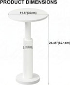 LAATOOREE Small Round Side Tables Set of 2, Drink Tables, Accent Coffee Tables - Image 3