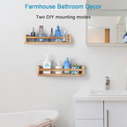 JORIKCHUO Nursery Book Shelves, Kitchen Spice Rack, or Rustic Wall Mounted - Image 5