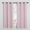 NICETOWN Baby Pink Blackout Curtains 68 inches Length by NICETOWN