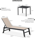 PURPLE LEAF Outdoor Chaise Lounge - Image 2