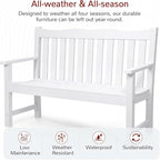 Stoog 3 Pieces All-Weather Patio Furniture Set, Include 2 Outdoor Chairs and 1 - Image 4