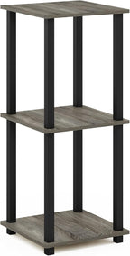 Furinno SIMPLISTIC Side Table Set of 2, 2-Tier Square Modern End Table - Image 8