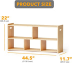 SpaceAid 5-Compartment Bookshelf, Montessori Bookcase - Image 2