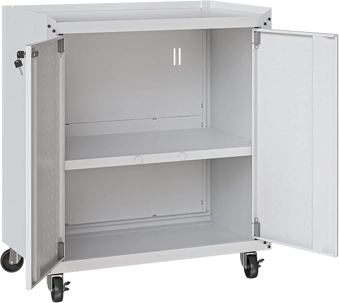Manhattan Comfort Fortress Rolling Garage Storage Cabinet - Image 5
