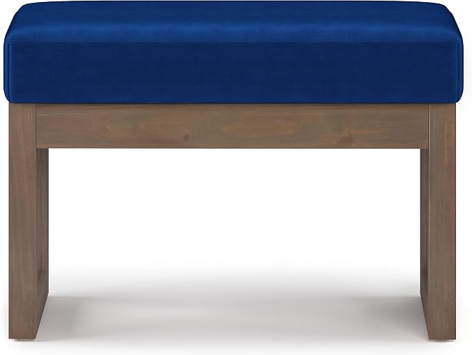 SIMPLIHOME Milltown Small Ottoman Bench - Image 4
