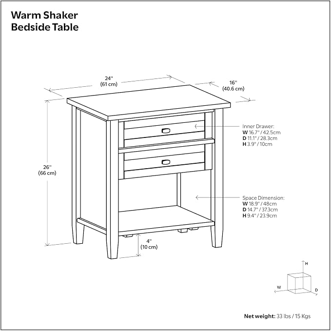 Eco-Friendly Bedside Table Made from Bamboo - Image 2