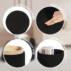 PINPLUS Storage Ottoman Round Boucle Ottoman - Image 5