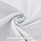 Yakamok Room Darkening Curtains 52x63 inch Greyish White-Living Room | 2 panels - Image 5