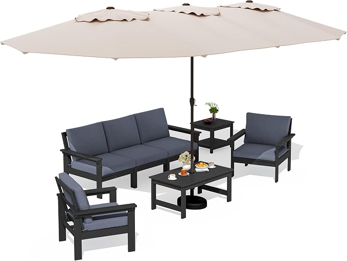 SERWALL HDPE Patio Furniture Set by SERWALL