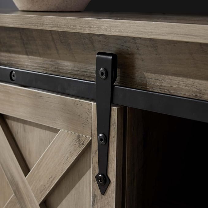 Grey Farmhouse Entryway Table, Rustic Hallway Table - Image 7