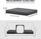 8PCS Patio Cushion Covers.Patio Furniture Couch SeatSlipcovers | Washable - Image 2