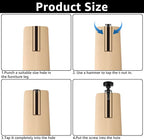 20Pack Adjustable Leveling Feet, 3/8”-16 Thread Heavy Duty Furniture Levelers - Image 6