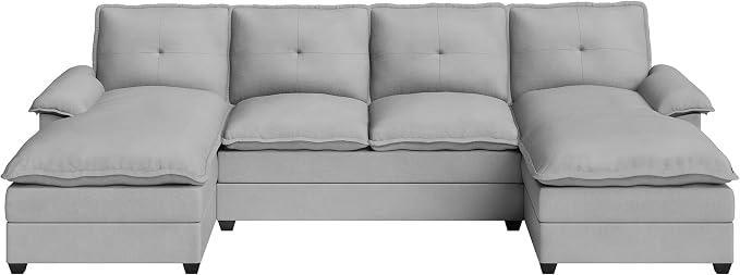 110" U-Shaped Sectional Sofa - Image 6