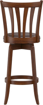Hillsdale 29.5" Savana Wood Swival Bar Height Stool - Image 13